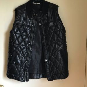 Calvin Klein black Down bubble vest size M kids